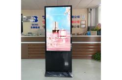 China Multi language Floor Standing Digital Signage Touch Screen Kiosk Advertising Video Player supplier