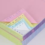 PREMIUM QUALITY Blue / Black Image Roll / Sheet NCR Paper Customized for sale