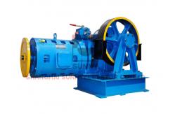 China AC2 Control 720kg Geared Traction Machine With Speed 0.5~1.26m/S supplier