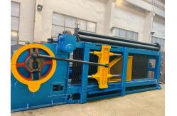China Automatic High Efficiency Gabion Mesh Machine 84*110mm Wire Mesh supplier