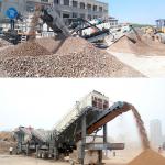 Concrete Construction Waste Quarry Stone Crushing Machine Mobile Crusher Plant for sale