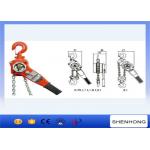 6 Ton Manual Lifting Equipment Chain Lever Block With 1.5M  Standard Chain for sale