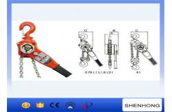 China 6 Ton Manual Lifting Equipment Chain Lever Block With 1.5M  Standard Chain supplier