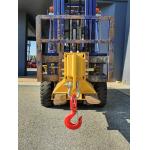 4700kg Angled Extendable Jib Forklift Attachment Metal Fabrication