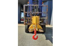 China 4700kg Angled Extendable Jib Forklift Attachment Metal Fabrication supplier