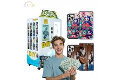 China White Compact Cell Phone Case Vending Machine 630 Capacity With 27 Inch Screen supplier