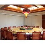 Rolling Wooden MDF Restaurant Movable Partition Walls Voice Insulation for sale