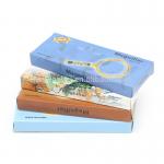 Kids Pocket Flat Handheld Illuminated Magnifiers , Hand Held Magnifying Glass 8x 10x Power