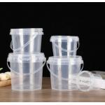 Transparent Food Container Bucket With Custom Logo Multi Purpose Storage Solution for sale