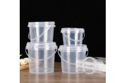 China Transparent Food Container Bucket With Custom Logo Multi Purpose Storage Solution supplier