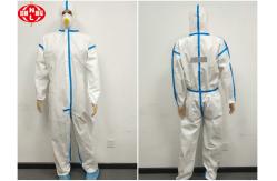 China White Microporous PPE Anti Static 5XL Disposable Overalls supplier