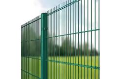 China Steel Anti-Climb Security Fence 656 Double Horizontal Wires Safety Fence supplier