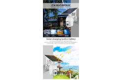 China 5MP CCTV Wireless 4G PTZ Camera Solar 18650mAH PTZ WIFI IP Camera supplier