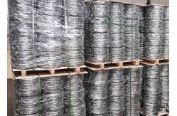 China 18 Gauge 4 Point 2 Strand Galvanized Barbed Wire Coils 20kg Coil supplier