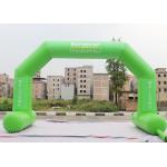 Green Custom Inflatable Arch Stitch Fasten Tape UV / Digital Printing for sale
