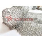 Decorative Stainless Steel Metal Chain Mail Ring Mesh For Partition Curtain Wall for sale