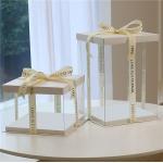 Unique Clear Cake Containers - 4-12 Inch Sizes, Customizable. SEO-Optimized!