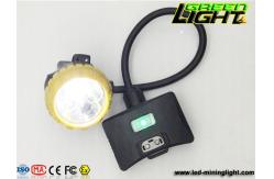 China 15000LUX 221LUM IP68 Semi Corded Rechargeable Headlamp supplier