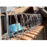 Plastic Coated Razor Barbed Wire Flat Wrap Wire For Security Fence for sale
