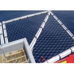 SS304 Diamond Hole Shape Woven Helideck Safety Net for delideck for sale