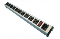 China 10 Way Rack Mount PDU Power Distribution Unit With Surge Protection Customized supplier