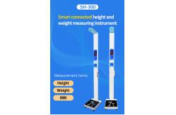 China Coin Operated Ultrasonic Height Weight bmi Scale with Printer supplier