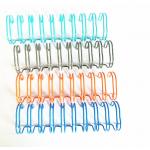 Precut 3/8'' A4 Twin Loop Spiral Wire For Notebook / Calendar Binding for sale