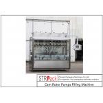 5.5KW Cam Rotor Pumps Chunk Paste Filling Machine 1000 - 3000Bottles/Hour