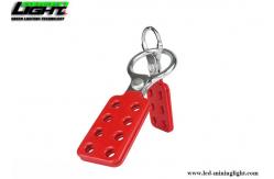 China Galvanized Finish 1 Aluminum Lockout Hasp For 8 Padlocks supplier