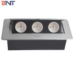 Round Corner Desk Pop Up Sockets With 3 EU Standard Power Configuration for sale