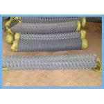 Electric Galvanized Chain Link Fence Cover Fabric Low Carbon Steel Astm A392 Standard for sale