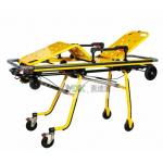 China Thickened Aluminum Alloy Ambulance First Aid Stretcher With Folding Leg Mechanical Structure Height Adjustment Leg And Back Adjustment manufacturer