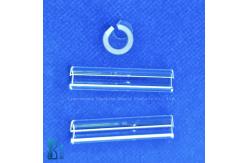 China High Transparencye Fused Silica Custom Semicircular Quartz Tubes Glass Pipe supplier