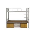 Black Metal Frame Double Bed King Size Metal Frame Bed Metal Frame Single Bed with cabinet for sale