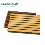 Fireproof 3D Model Design Grooved Acoustic Panels with Basic Material E1 MDF