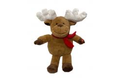 China 0.28m 11.02ft LED Plush Toy Personalised Christmas Reindeer Teddy BSCI supplier