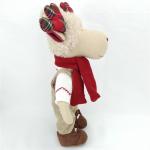 X'Mas Cuddly Plush Reindeer Stuffed Animal Christmas Moose Stuffed Animal for sale