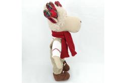 China X'Mas Cuddly Plush Reindeer Stuffed Animal Christmas Moose Stuffed Animal supplier
