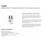 TU848 3BSE042558R1 ABB Redundant TB840/TB840A Redundant I/O Dual Power for sale