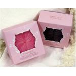 Pink Elegant Custom  Paper Boxes / Hot Stamping Logo Gift Square Box With Window for sale