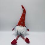 X'Mas Thanks Giving Day Gifts Red Plush Gnome Stuffed Toy 30cm With Long Beard for sale