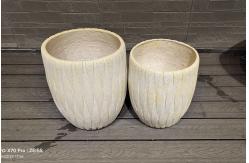 China Transform Your Garden With Our Stylish Frost Resistant Fiberclay Planters supplier