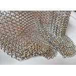 0.53x3.81mm Stainless Steel Mesh Curtain Chainmail Safety Welded Type for sale