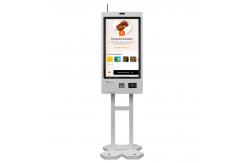 China Automatic Fast Food Touch Screen Ordering Kiosk Self Service supplier
