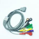 Reusable Beneware Snap Holter ECG Cable For Portable Monitor for sale