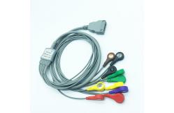 China Reusable Beneware Snap Holter ECG Cable For Portable Monitor supplier