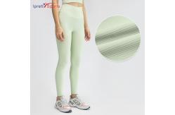 China Ladies Ridden Nylon Spandex High Waisted Workout Leggings supplier