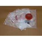 Flat Top Open PE Plastic Bags Offset Printing With 2 Or 3 Sealing Sides for sale