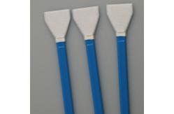 China Class 100 Cleanroom V Shape Knitted Microfiber Camera Sensor Swabs supplier