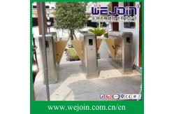 China Flow Control Handicap Flap Pedestrian Barrier Gate Optical Turnstiles supplier